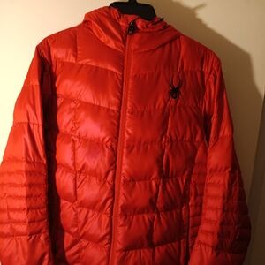 Spyder Men's  Red Ski/Snowboard Jacket - Size Small